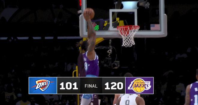 湖人率队8人得分上双 4巨头缺阵但未影响结果