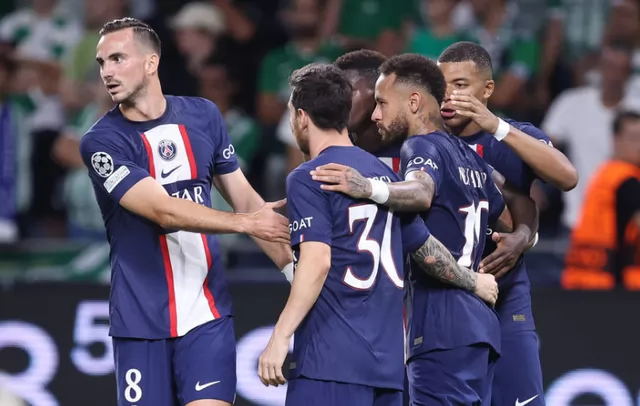 巴黎对战海法马卡比梅西等人均进球  NMM组合首次破门欧冠联赛