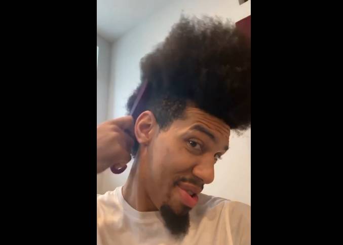 丹尼-格林曝光全新爆炸头造型