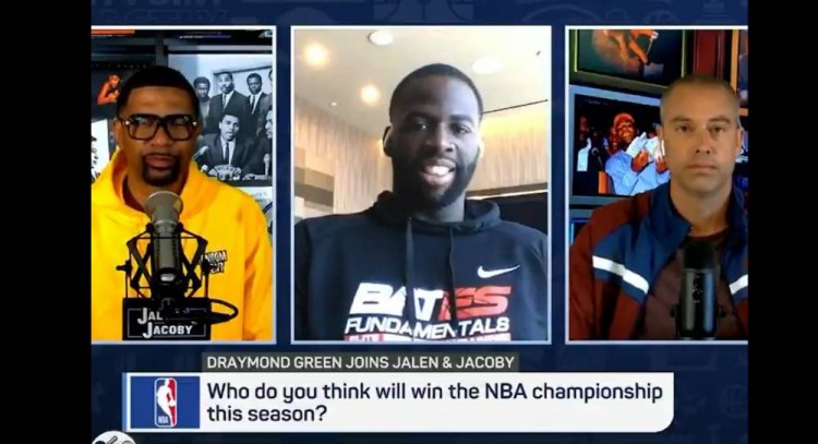 格林节目中谈到此次夺冠队 表示开始看好快船现在是湖人